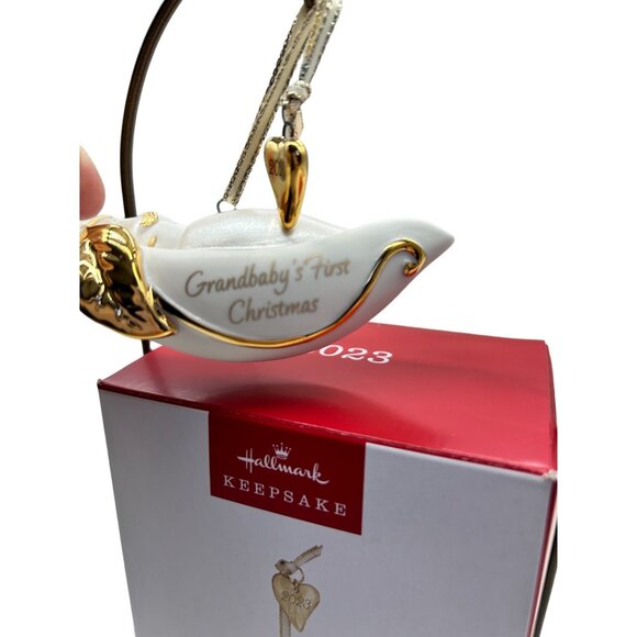 Grandbabys Babies First Christmas Hallmark Keepsake Ornament 2023 Grandchild 202 - Picture 7 of 12